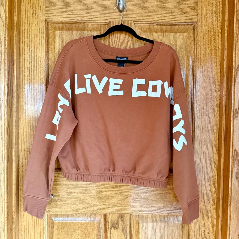EUC Wrangler Cropped Sweatshirt L
